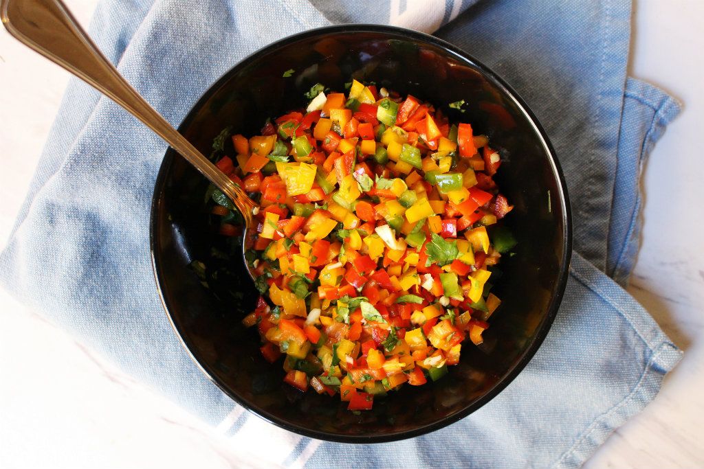 Keto Sweet Pepper Salsa