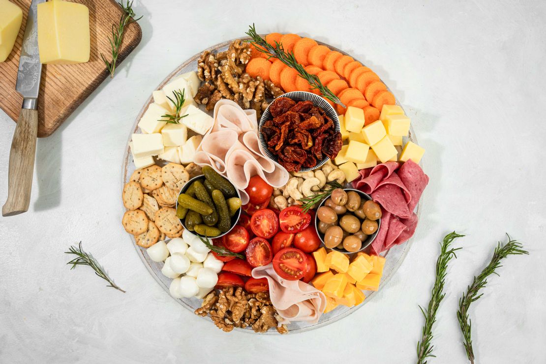 Charcuterie Board New Year's Eve Snack Foods Cheese Board