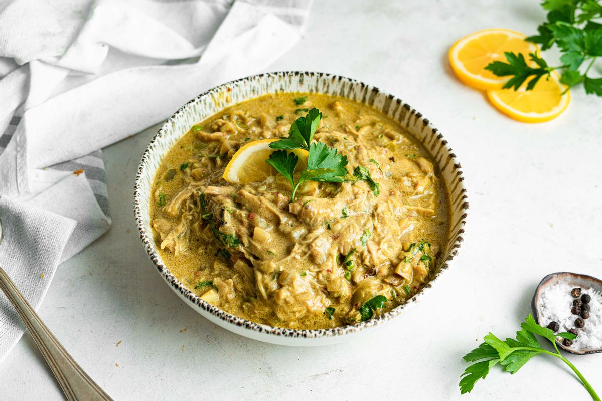 Healthy Whole Food Keto Crockpot Chicken Curry