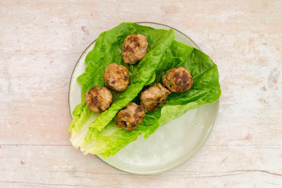 Keto Pork Stuffing Lettuce Cups