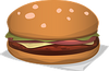 Cheeseburger With Tomato On Bun
