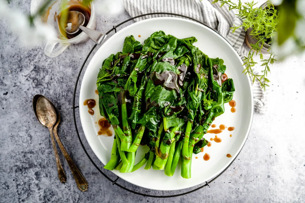 Keto Gai Lan and Oyster Sauce