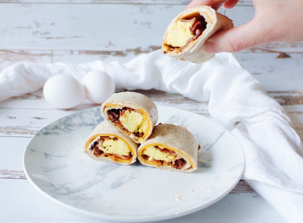 Low Carb Breakfast Pinwheel Sandwiches