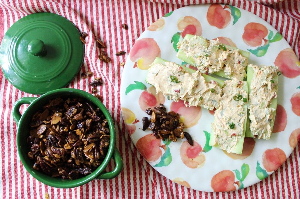 Keto Picnic Veggie Cucumber Sandwiches w Air Fryer Granola