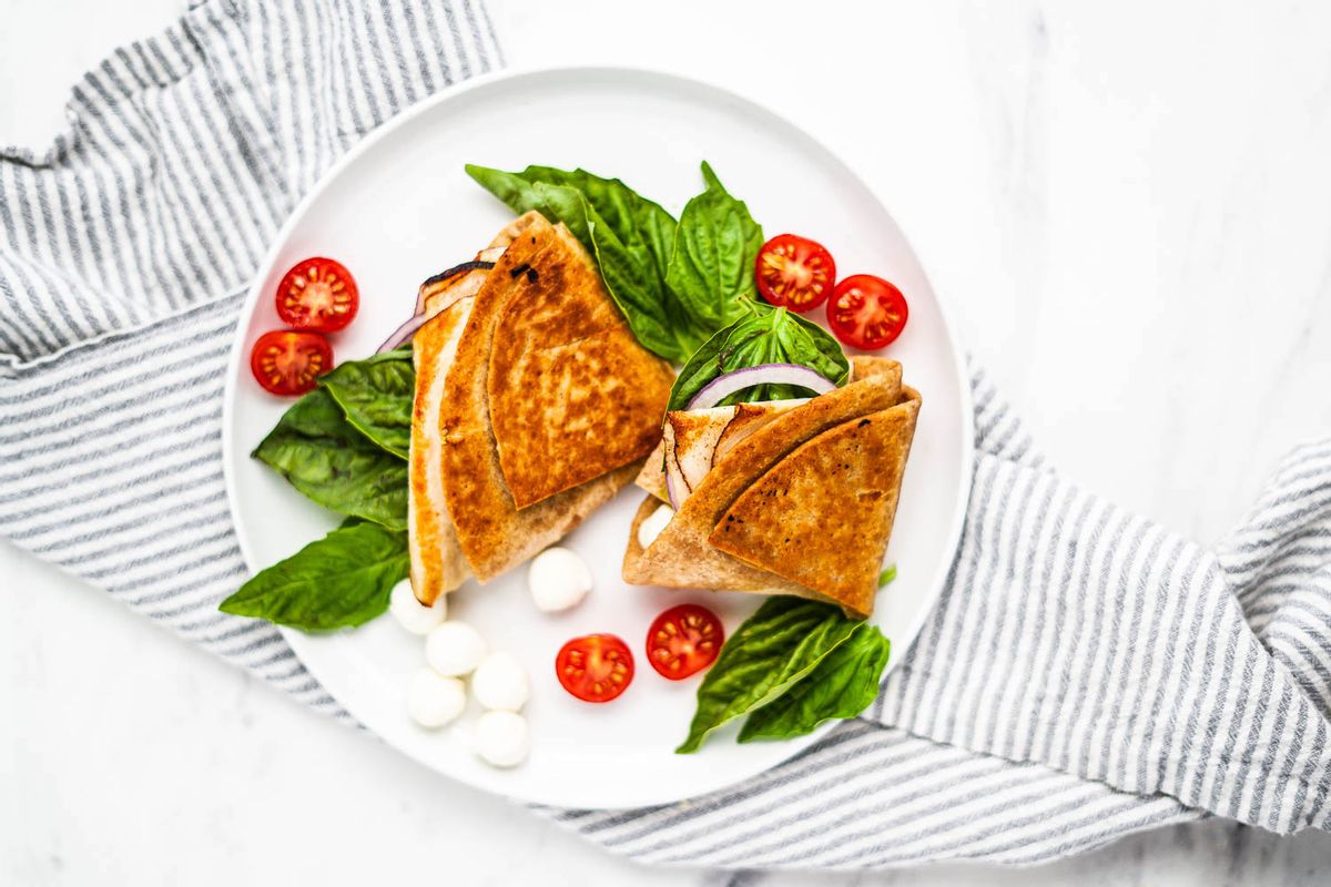 Low Carb Caprese Wrap