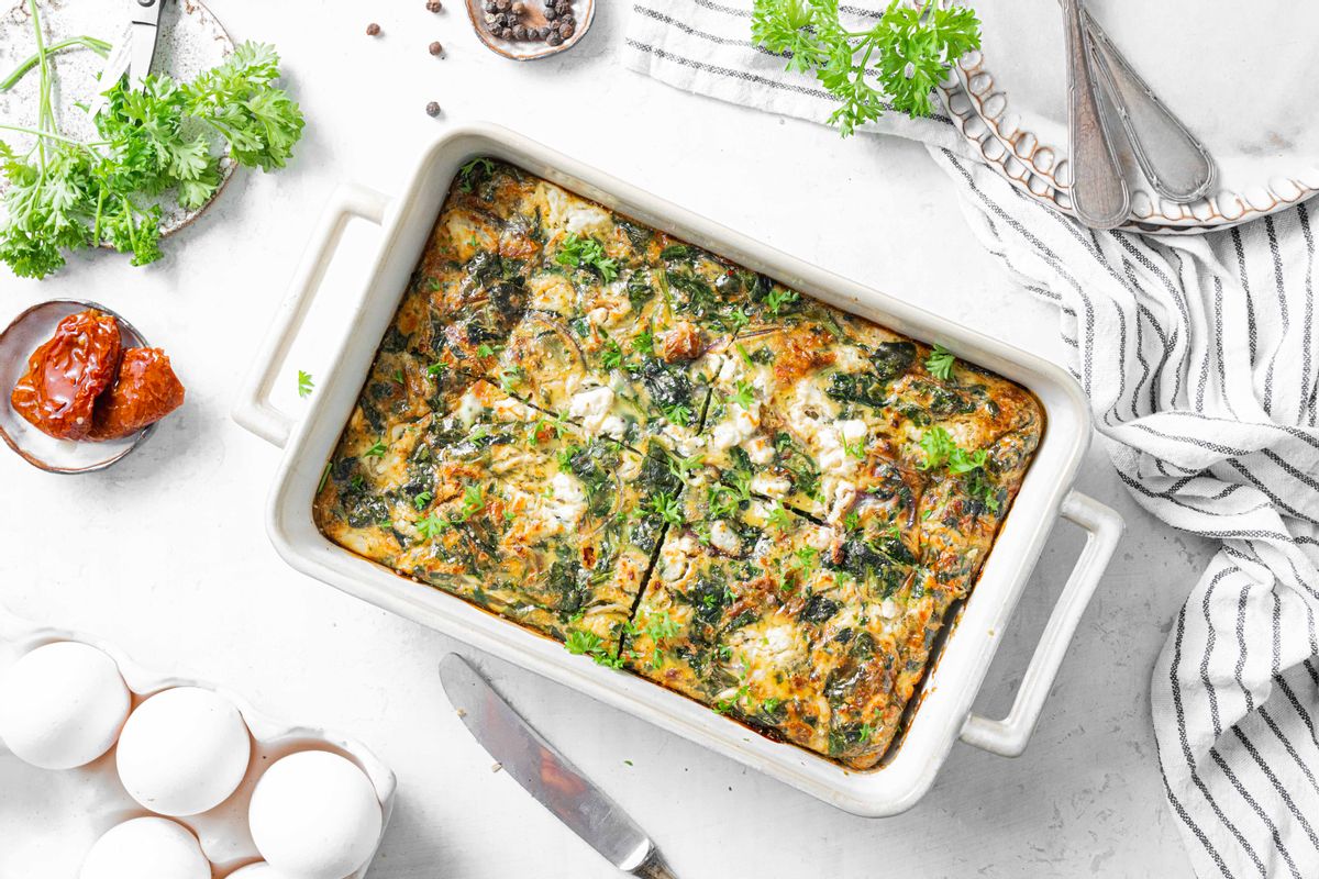 Keto Mediterranean Breakfast Casserole