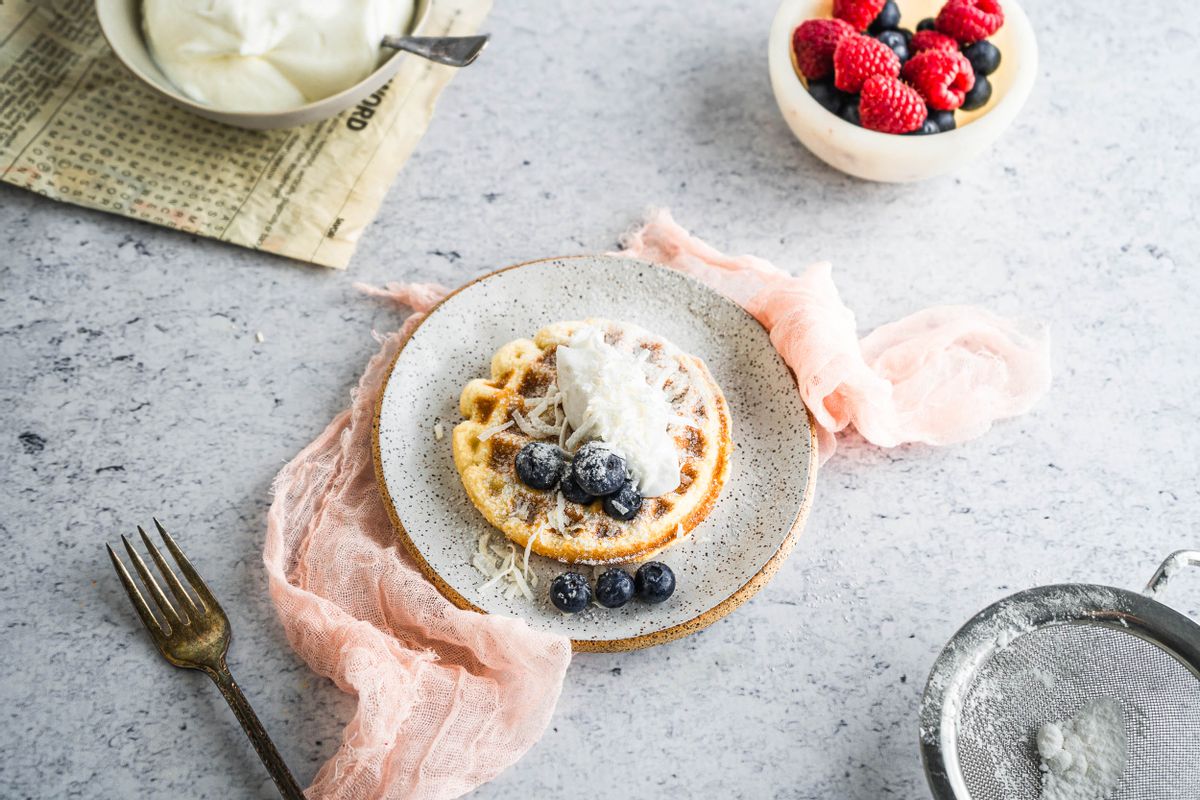 Keto Waffles with Coconut Flour