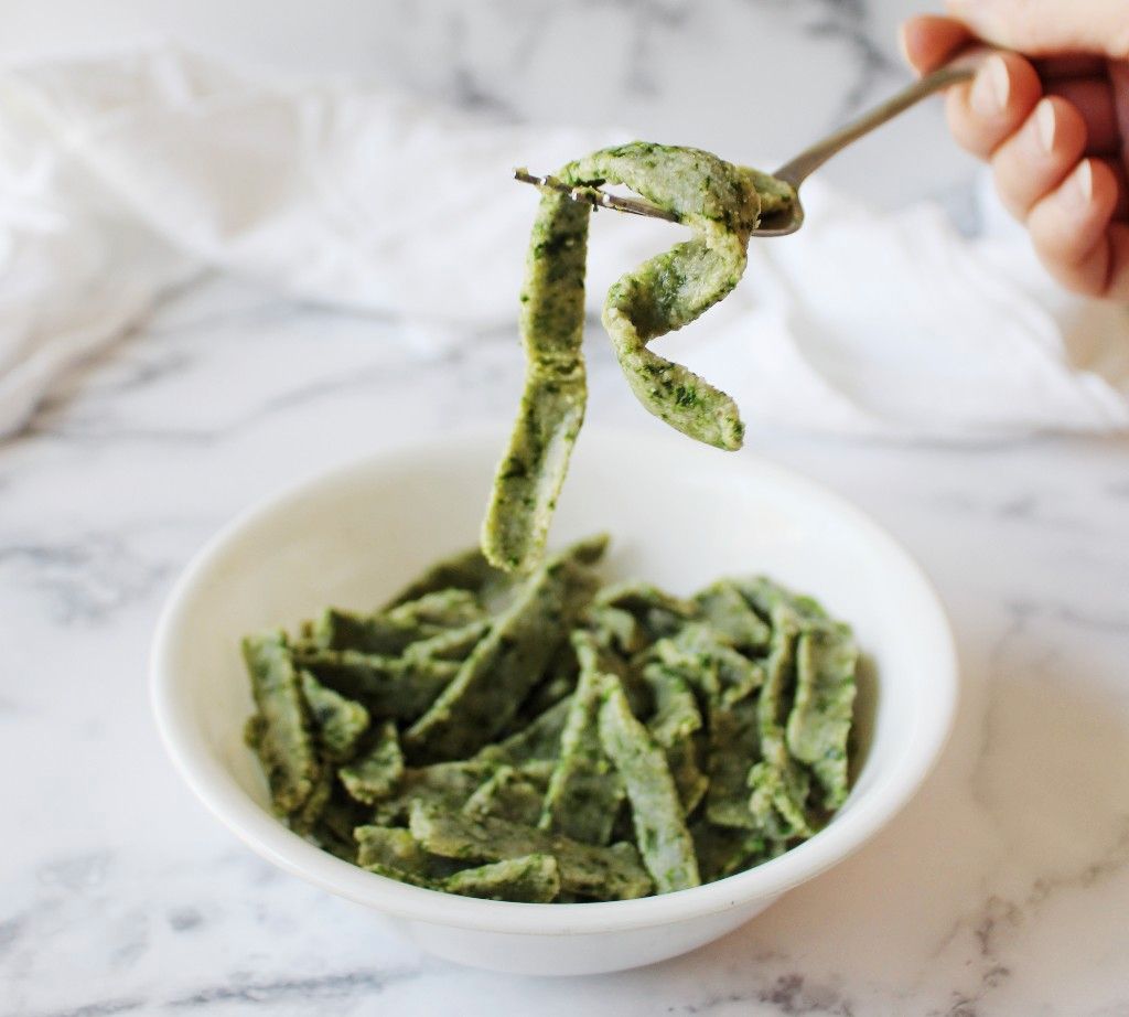 Keto Spinach Linguine Pasta Noodles