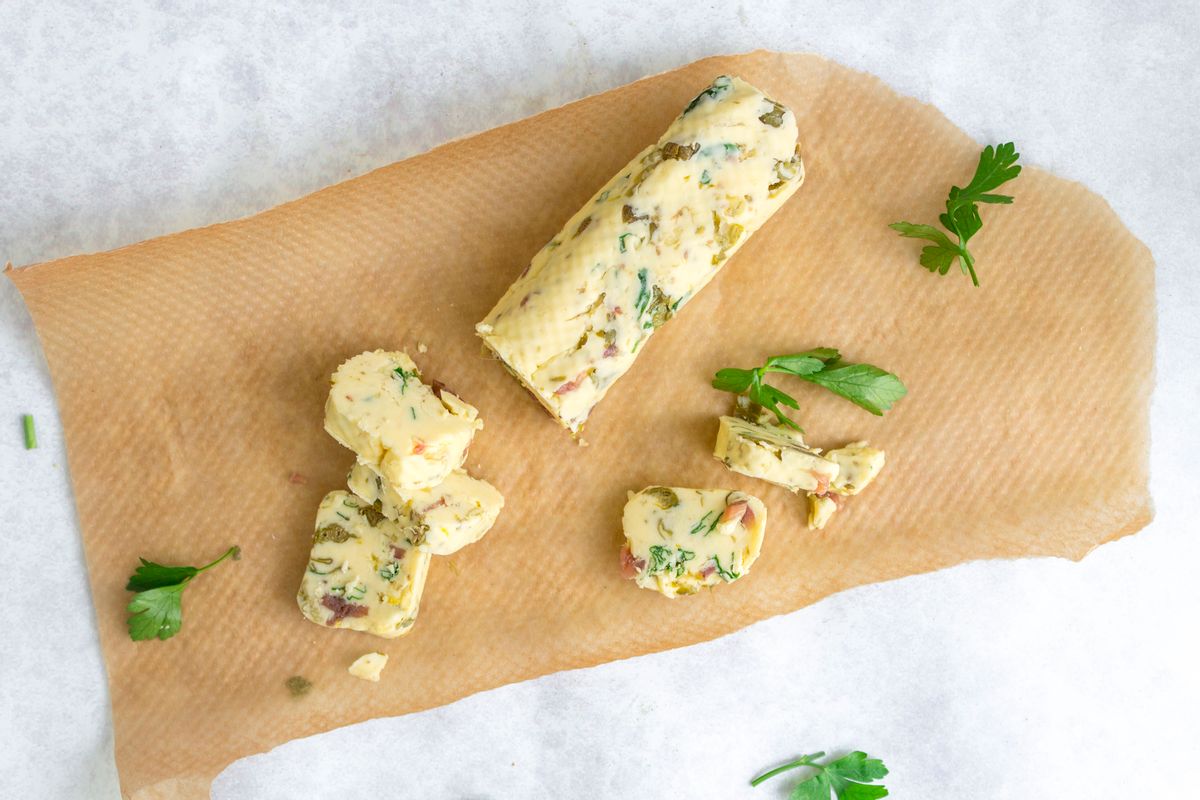 Keto Anchovy and Caper Compound Butter