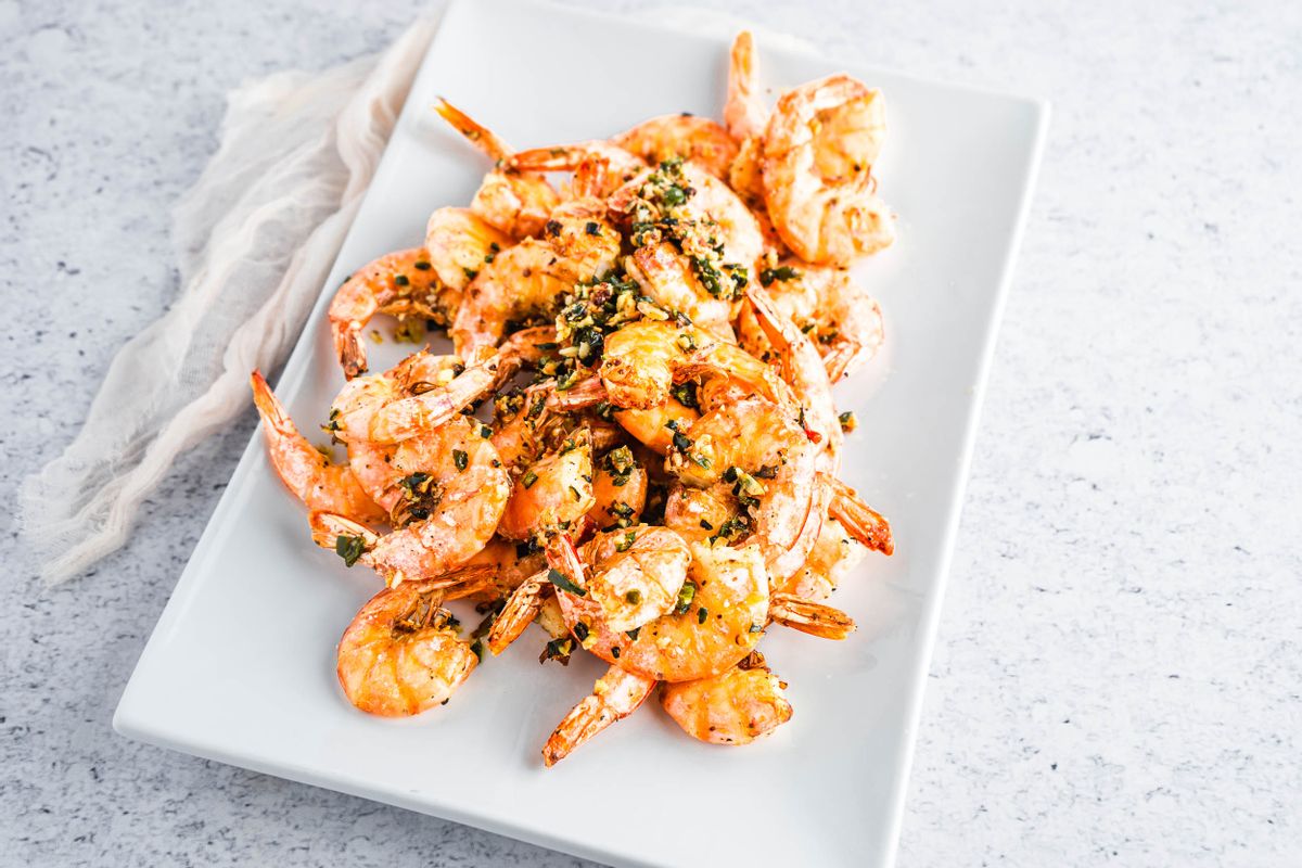 Keto Air Fryer Salt and Pepper Shrimp