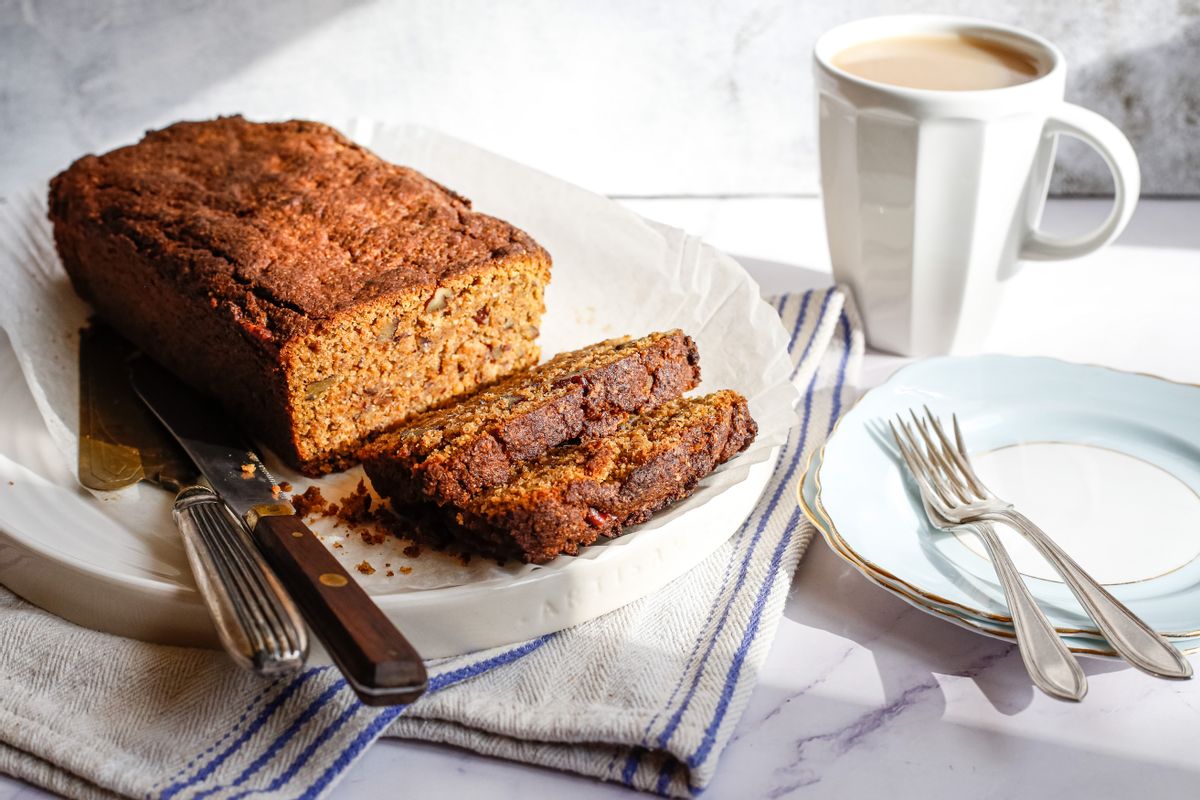 Keto Vegan Spiced Pumpkin Bread with Pecans