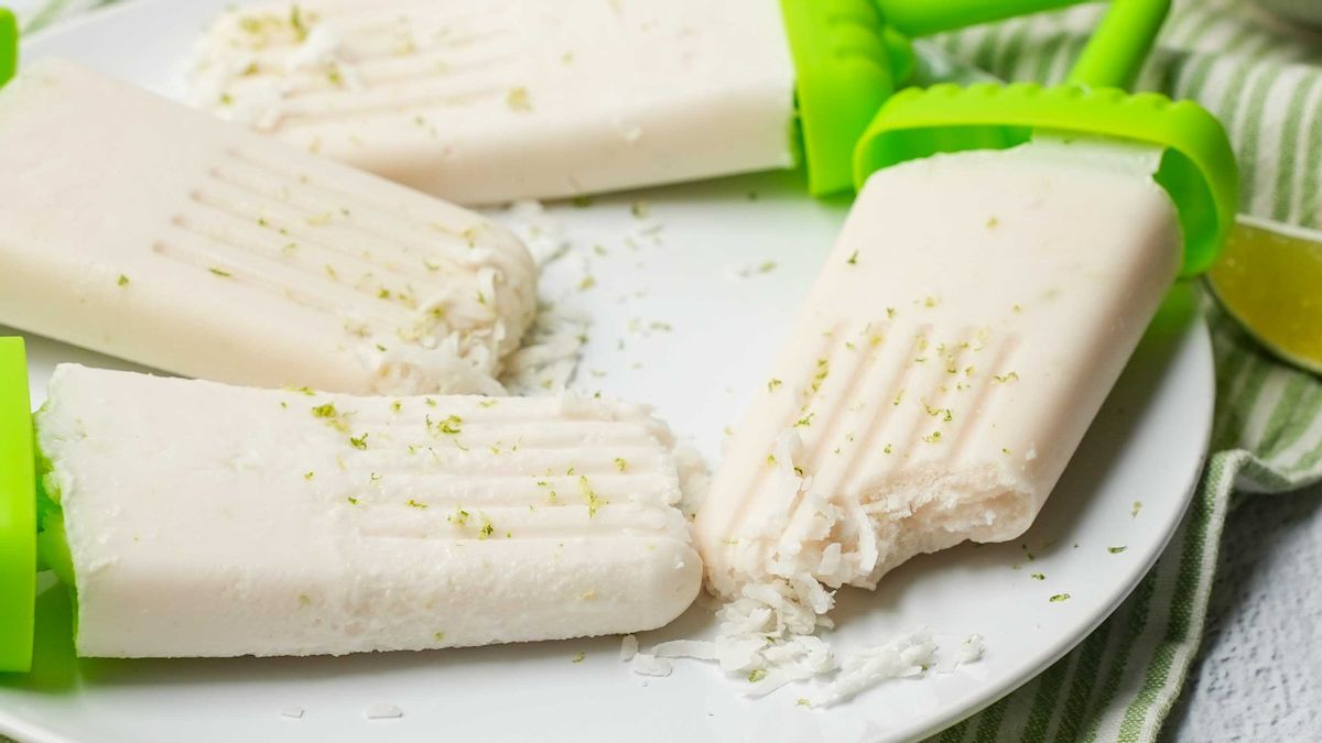 Keto Vegan Lime And Coconut Lollies