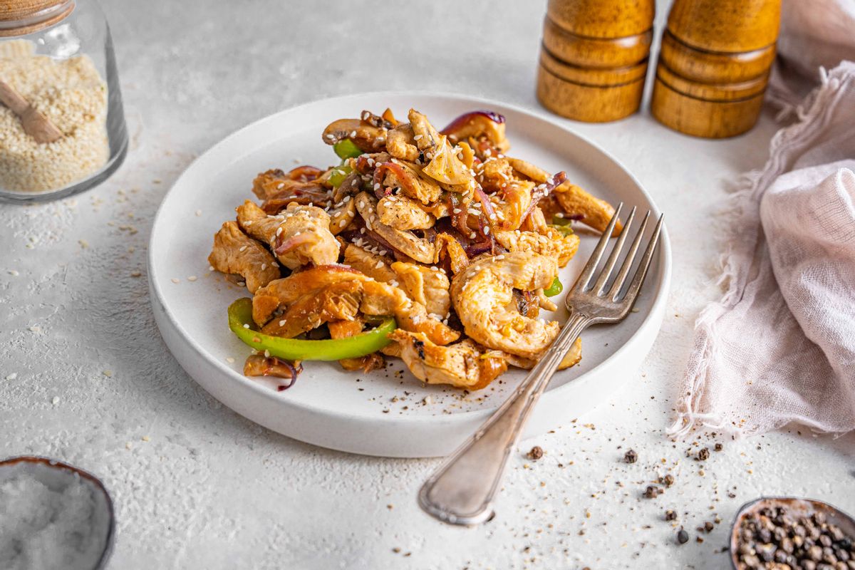 Easy Keto Chicken Stir-fry for Two