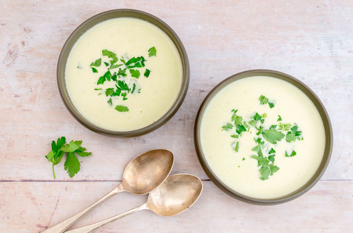 Keto Cream of Lettuce Soup