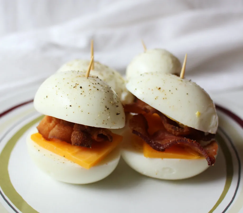 Hard Boiled Egg Breakfast Bites