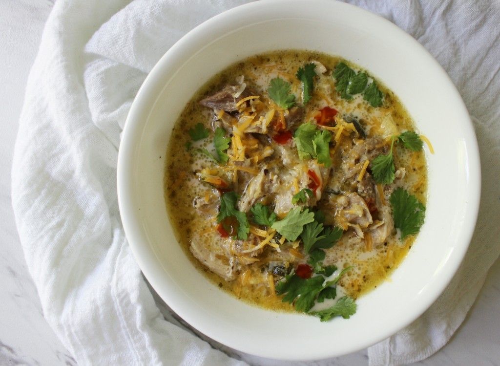 Keto White Chicken Chili