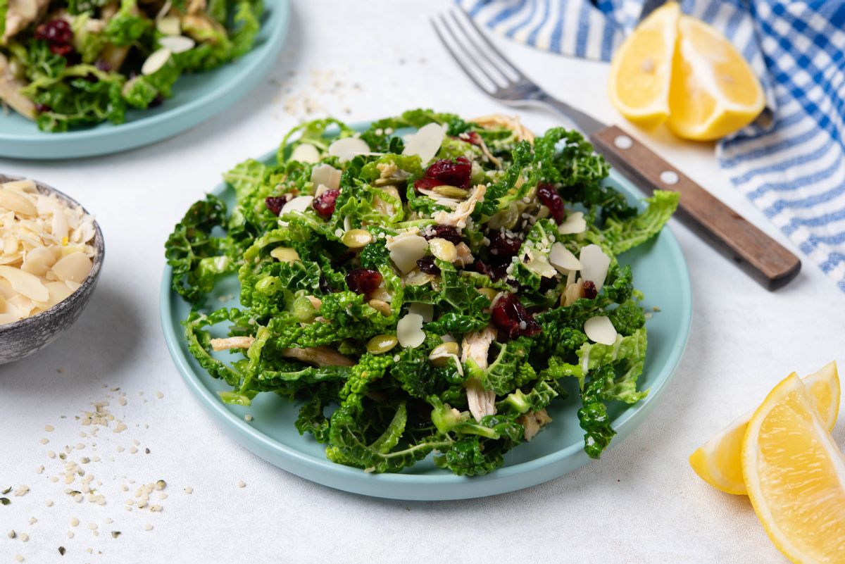 Keto Cranberry Kale Salad