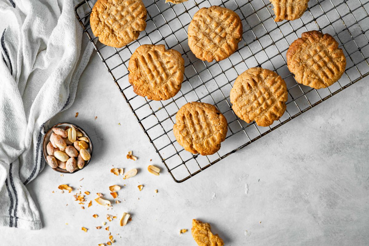 Keto 5 Ingredient Peanut Butter Cookies