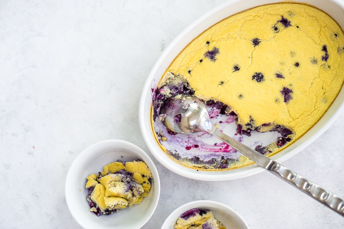 Keto Blueberry Clafoutis