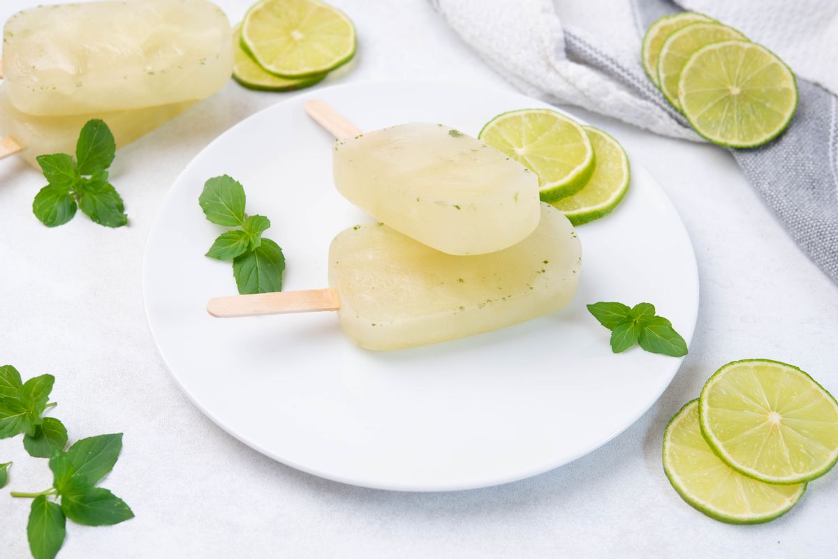 Keto Mojito Popsicles