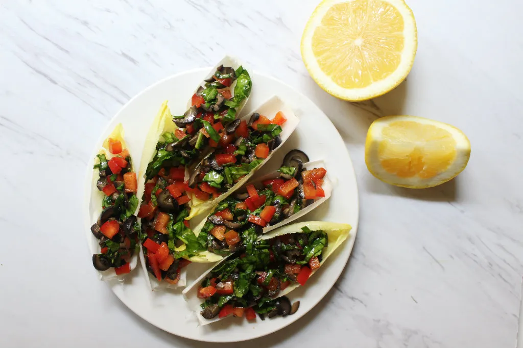 Keto Mediterranean Bruschetta