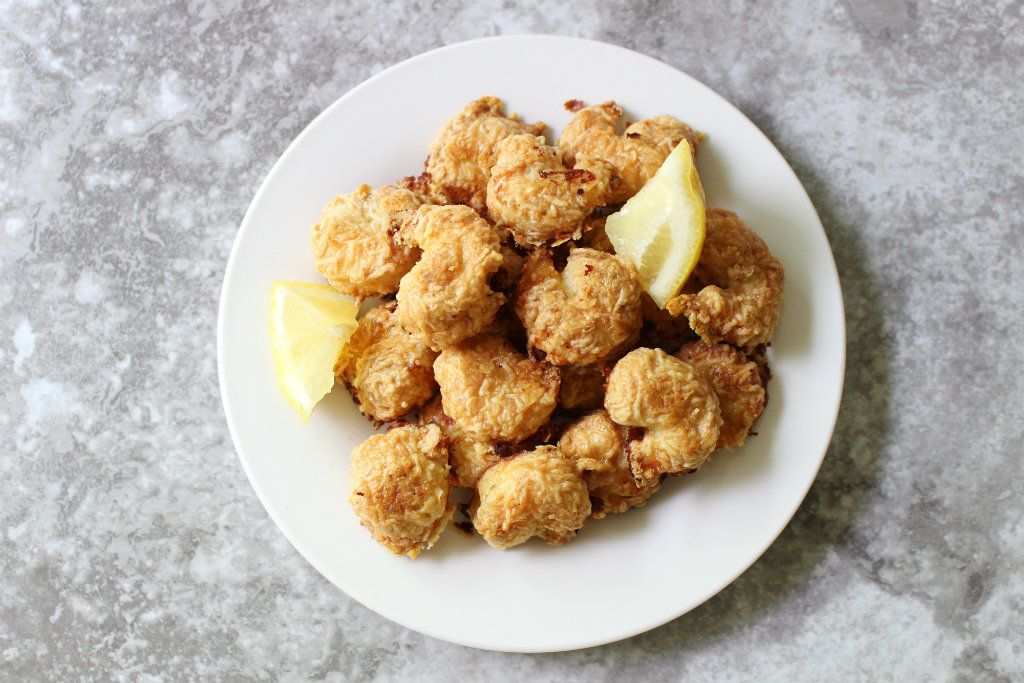 Keto Popcorn Shrimp