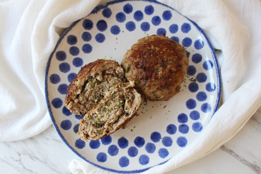 Keto Thanksgiving Stuffed Turkey Burgers