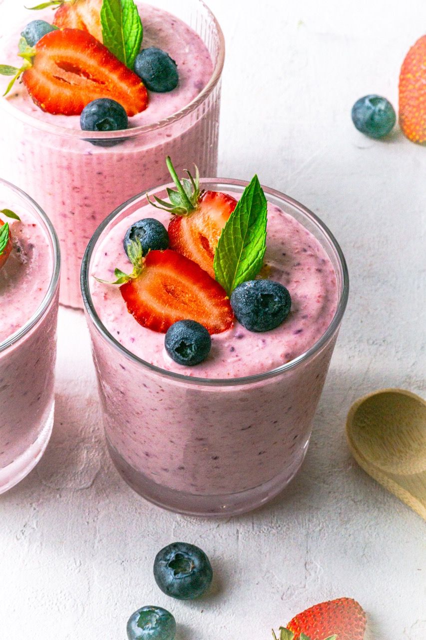 Keto Creamy Berry Mousse