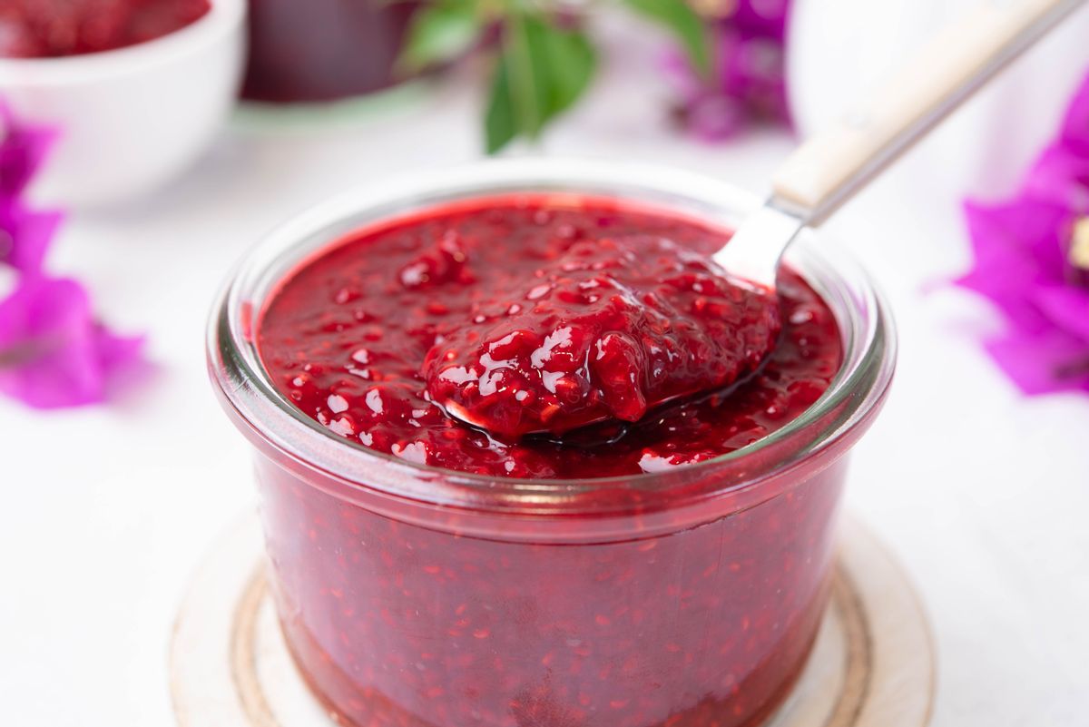 Easy Keto Raspberry Jam