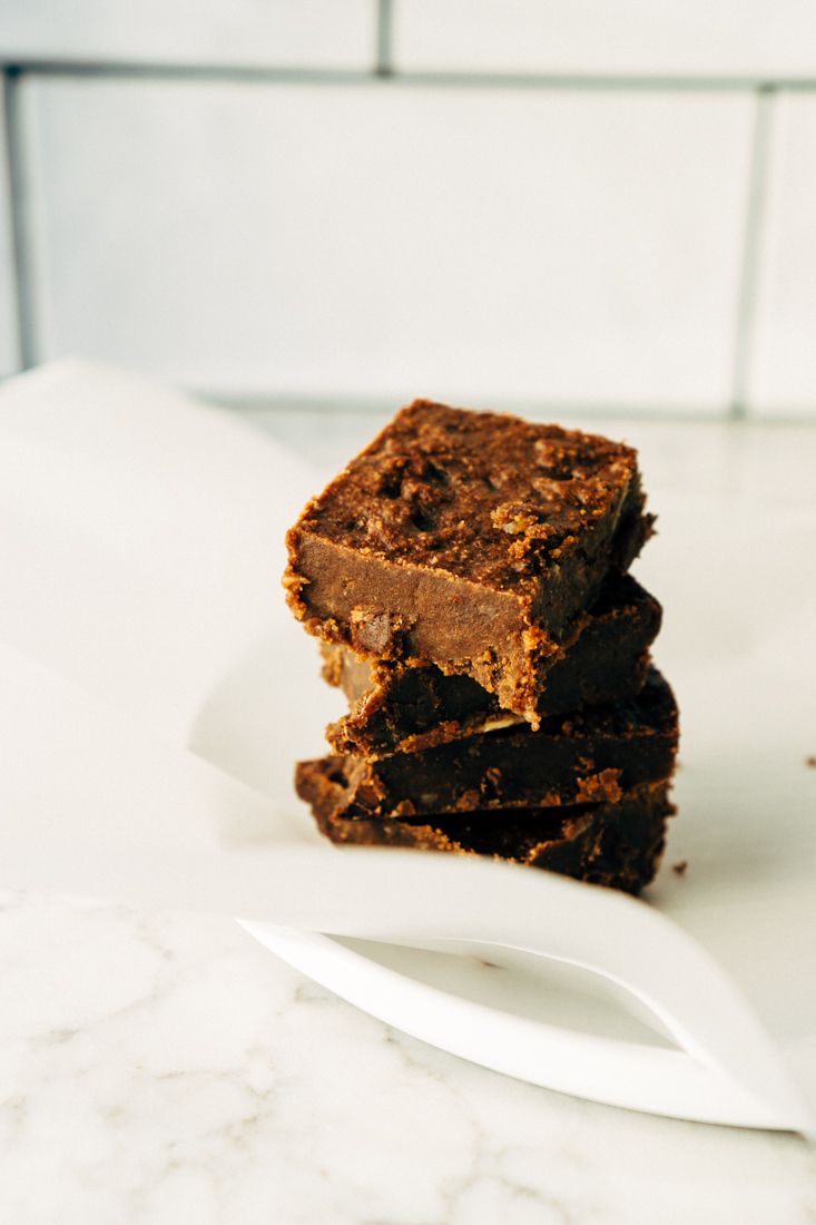 Keto One-Bowl Double Chocolate Almond Brownies