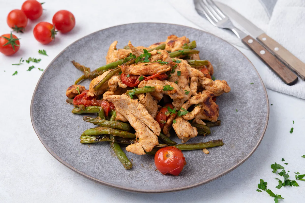 Easy Keto Turkey and String Beans