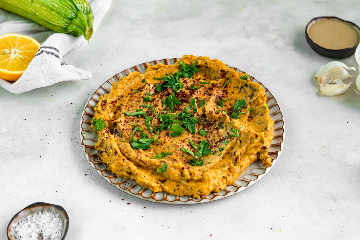 Healthy Whole Food Roasted Pumpkin Hummus