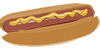 Hot Dog With Ketchup And/or Mustard On Bun