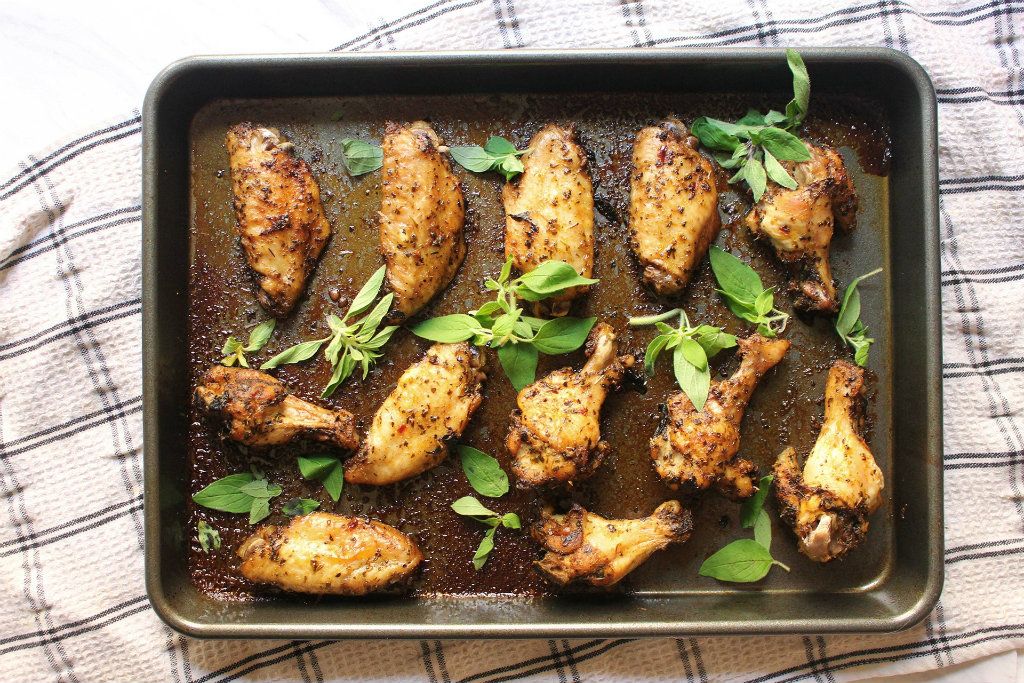 Keto Herb Roasted Chicken Wings