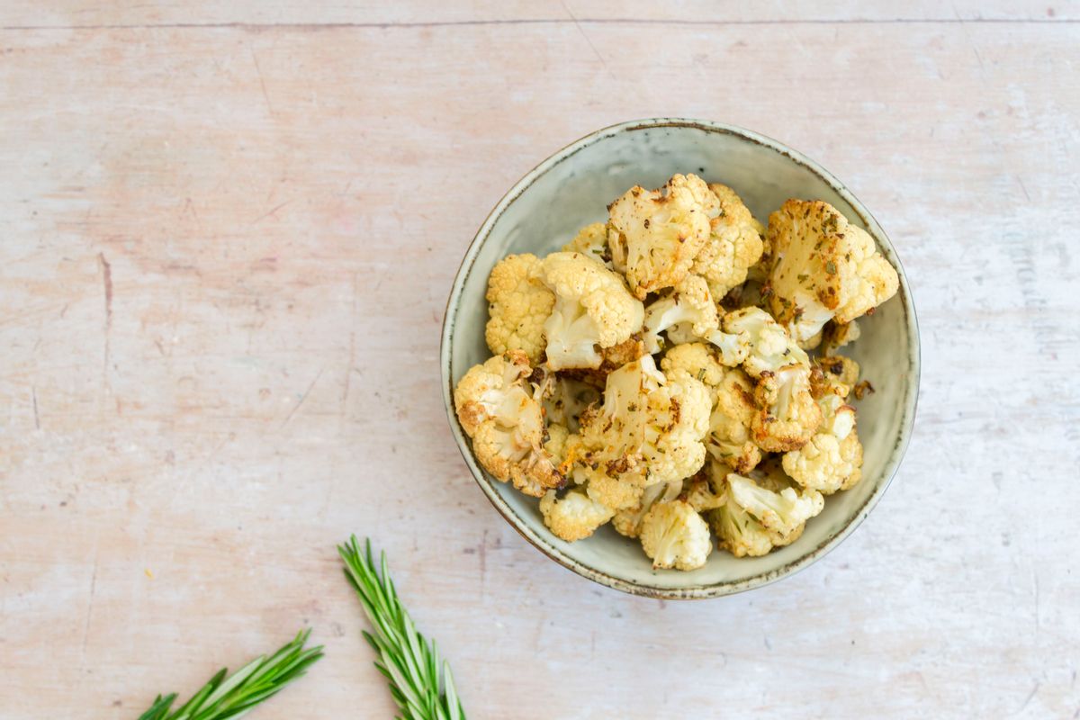 Keto Butter Roasted Cauliflower With Rosemary