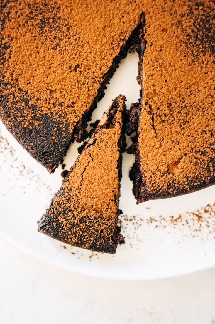 Keto Vegan Dark Chocolate Cake