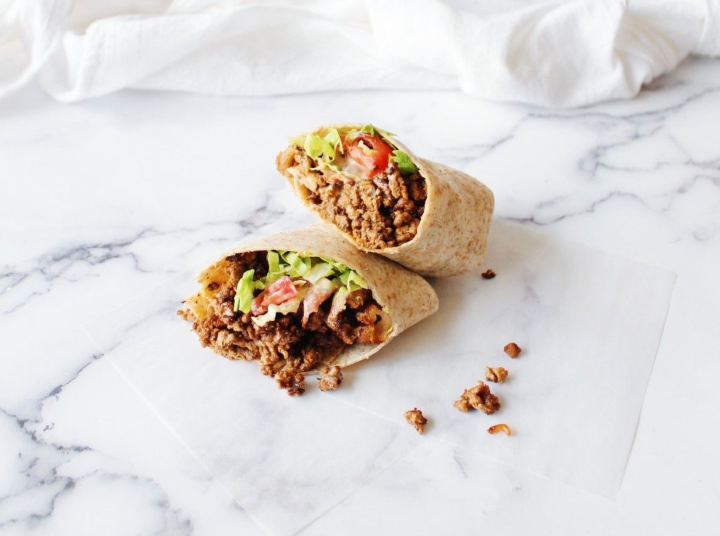 Keto Bacon Cheeseburger Burrito