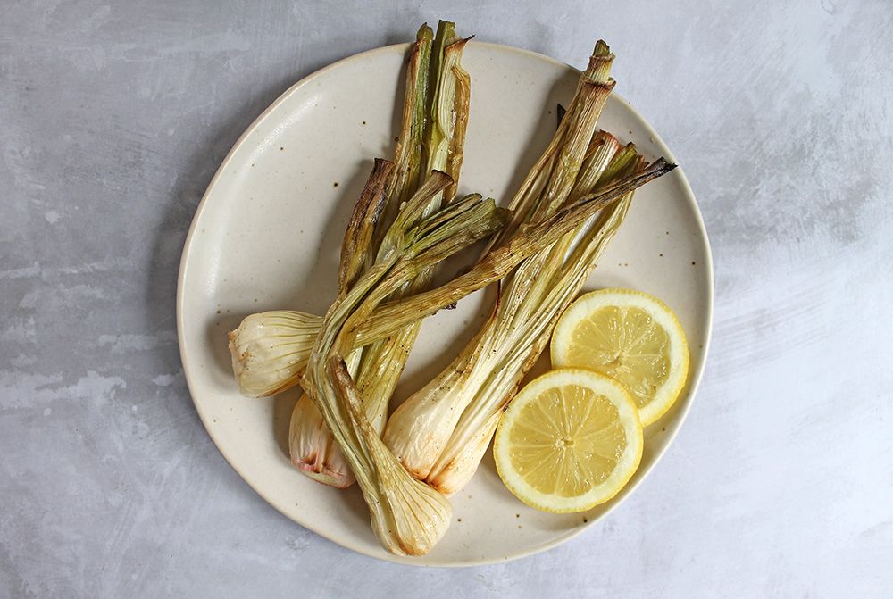 Keto Roasted Scallions