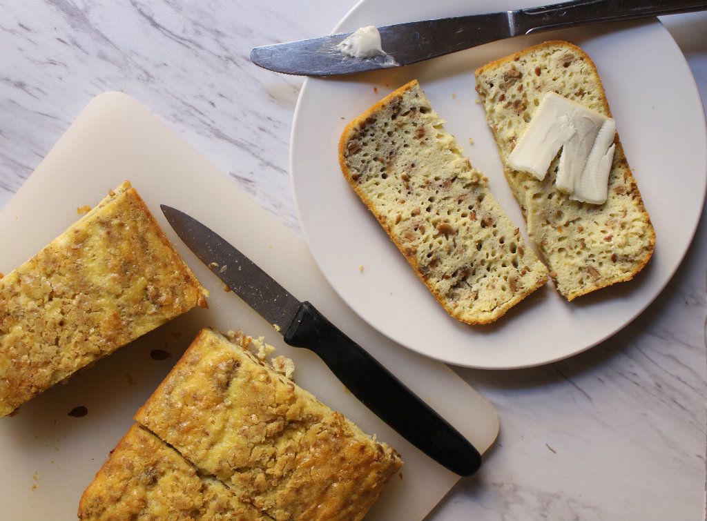 Keto Sunflower And Flax Quick Bread