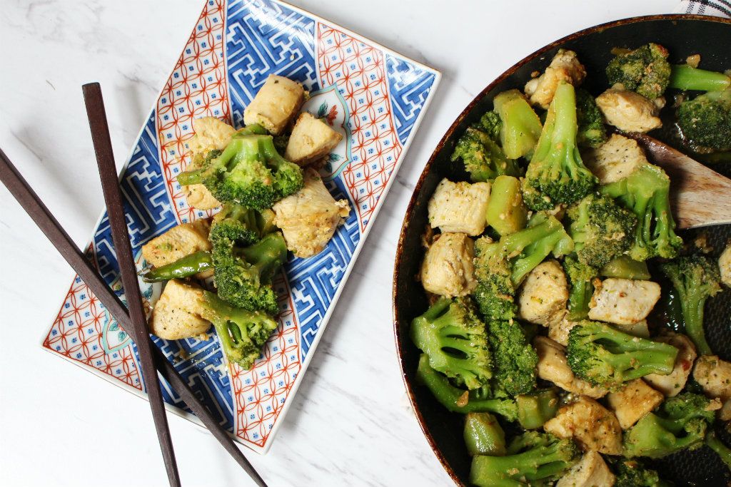 Keto General Tso Chicken and Broccoli