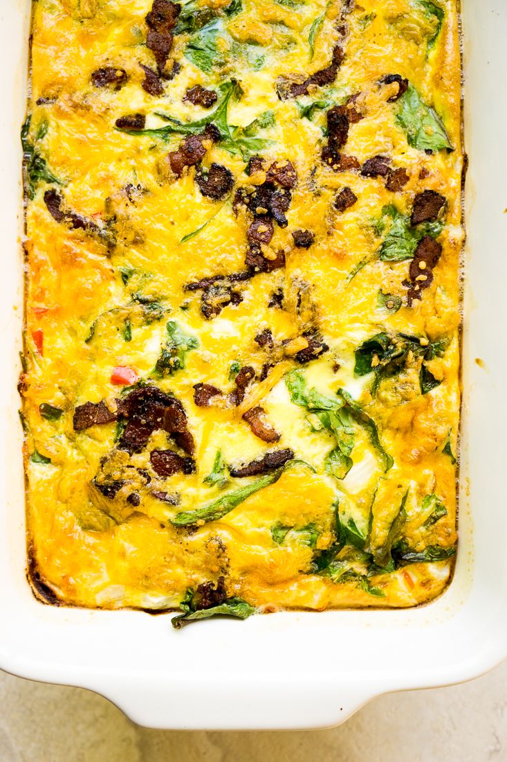 Keto Bacon Denver Omelet