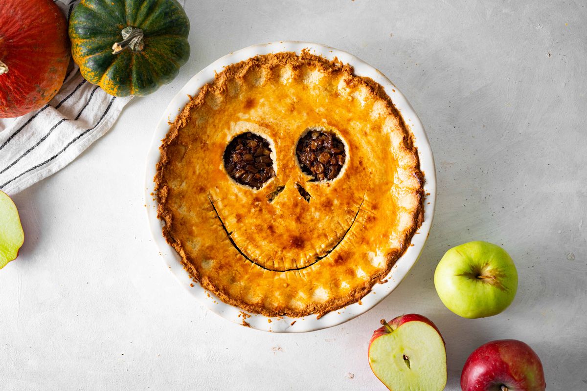 Keto Halloween Apple Pie