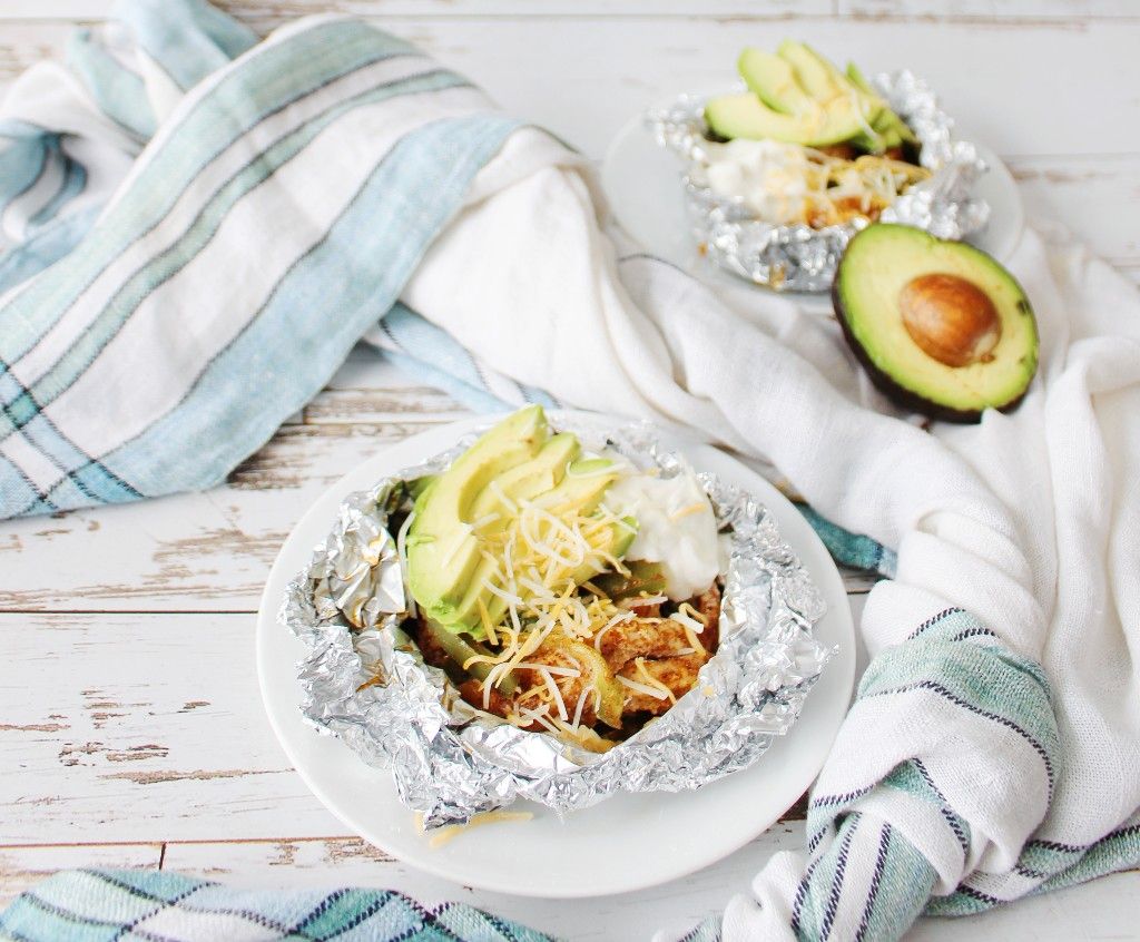 Keto Quick Chicken Taco Oven Bowls