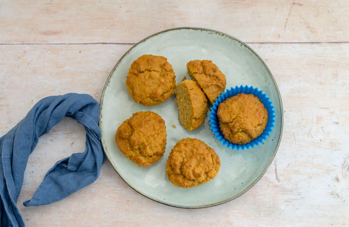 Keto Air Fryer Pumpkin Cupcakes