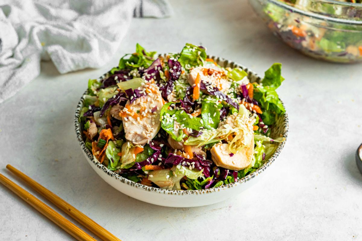 The Best Keto Chinese Chicken Salad