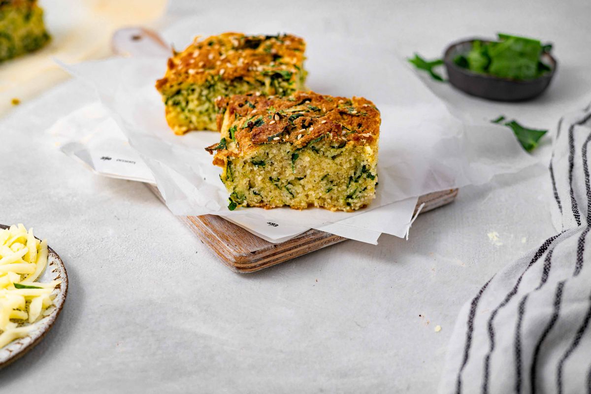 Keto Low-GI Spinach Bread