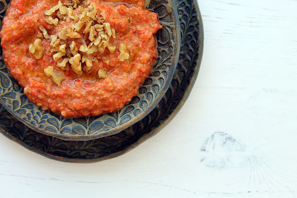 Low Carb Roasted Red Pepper Dip
