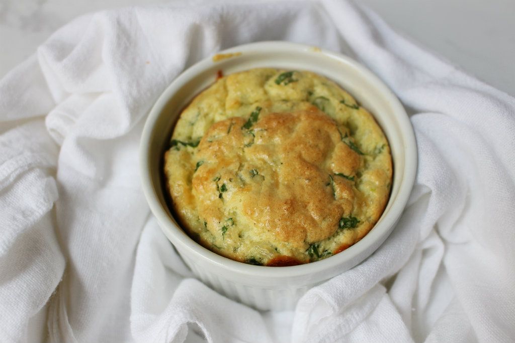 Keto Spinach Souffle