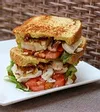 BLT Bacon, Lettuce, And Tomato Sandwich With Spread
