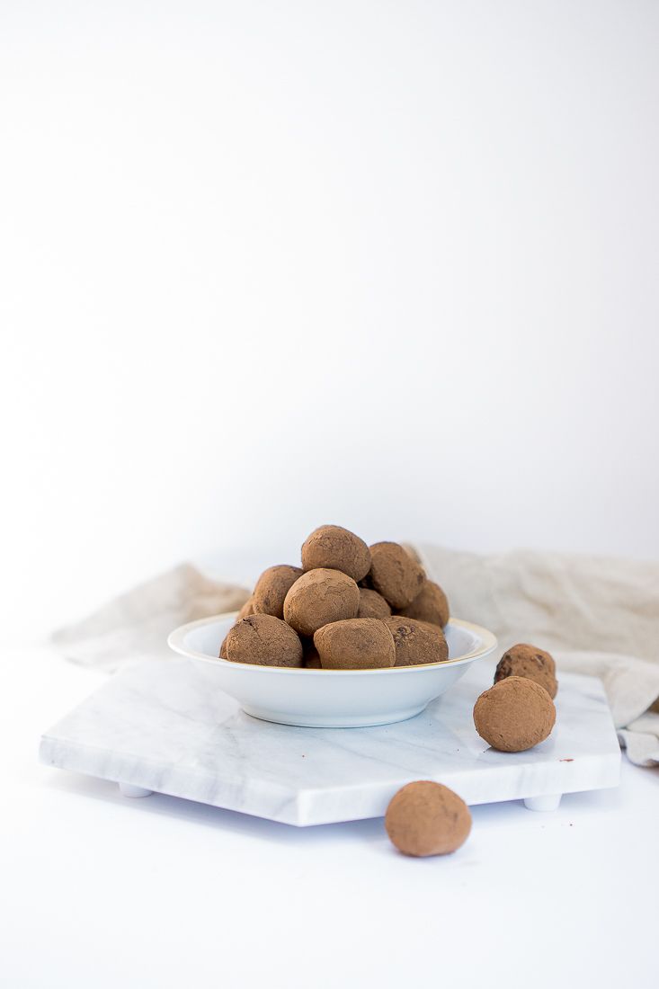 Keto Dark Chocolate Truffles